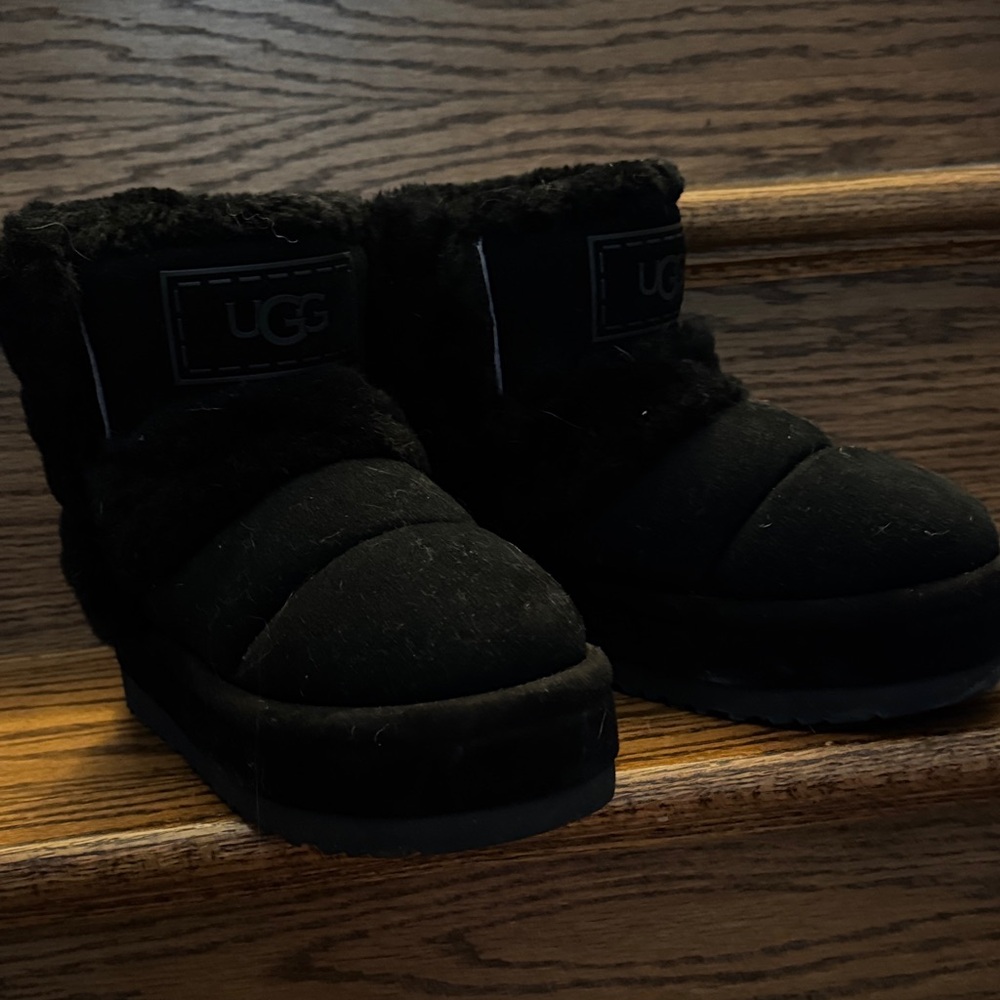 UGG Classic Black Shearling Boots